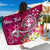 Tonga Custom Personalised Sarong - Turtle Plumeria (Pink) One Style One Size Pink - Polynesian Pride