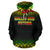 Wallis and Futuna Polynesian Hoodie Reggae Frog - Polynesian Pride