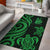 New Caledonia Area Rug - Green Tentacle Turtle Green - Polynesian Pride