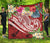 Tonga Polynesian Premium Quilt - Summer Plumeria (Red) - Polynesian Pride