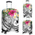 YAP Polynesian Luggage Covers - Summer Plumeria (White) - Polynesian Pride