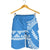 Kosrae Polynesian All Over Print Men's Short Blue - Polynesian Pride