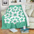 Hawaiian Premium Blanket Royal Pattern - Seafoarm - A1 Style White - Polynesian Pride