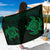 Hawaii Polynesian Turtle Sarong Green Premium Polyester One Size Green - Polynesian Pride