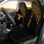 Hawaii Custom Personalised Car Seat Covers - Polynesian Turtle Gold Curve Universal Fit Gold - Polynesian Pride