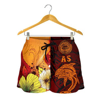 American Samoa Women's Shorts - Tribal Tuna Fish - Polynesian Pride