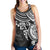 American Samoa Polynesian Women's Racerback Tank - Black Turtle - Polynesian Pride