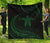 Hawaii Turtle Hibicus Premium Quilt - Frida Style - Green Green - Polynesian Pride
