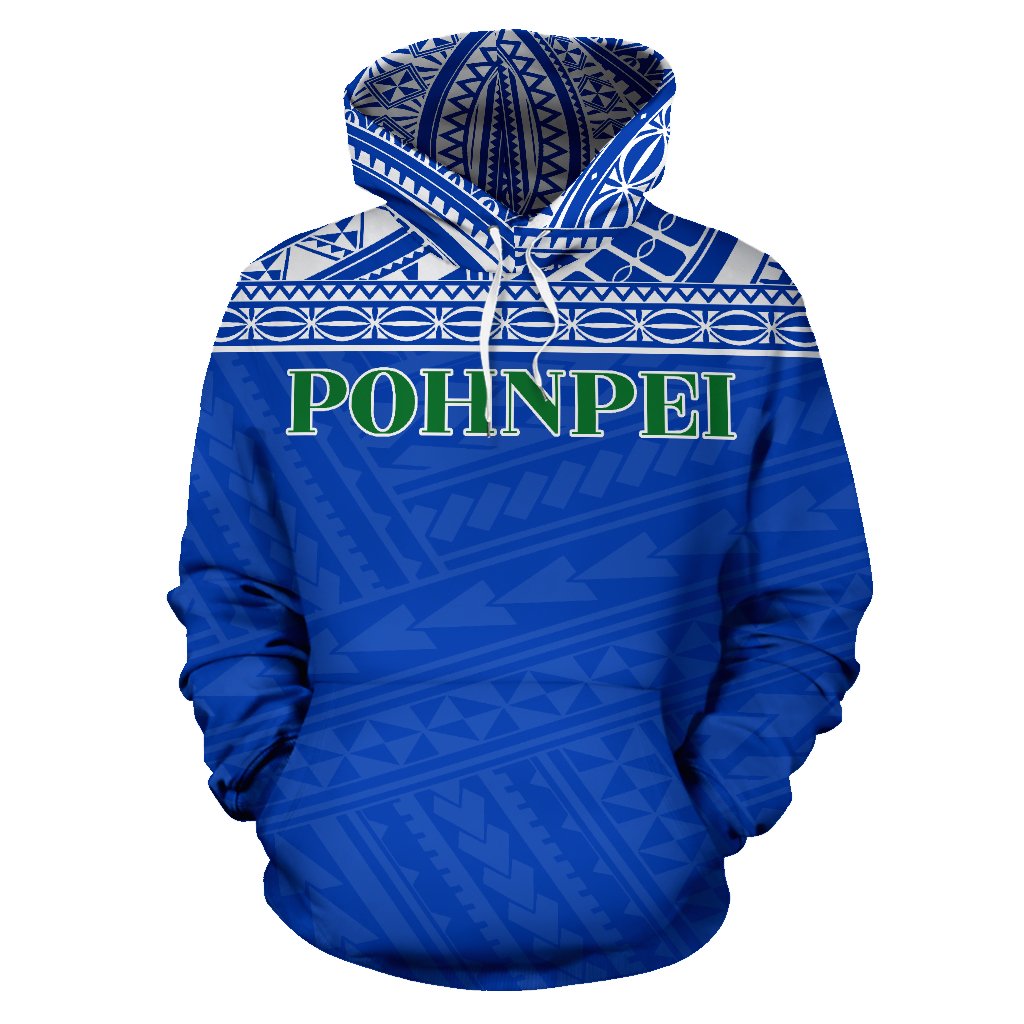 Pohnpei State All Over Hoodie Federated States of Micronesia - Polynesian Pride