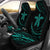 Hawaii Hawaii Turtle Hibiscus Car Seat Covers - Turquoise - Frida Style - Polynesian Pride