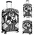 Tonga Polynesian Luggage Covers - Tonga White Seal with Polynesian tattoo - Polynesian Pride