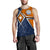 Marshall Islands Men's Tank Top - Marshall Islands Flag with Polynesian Patterns - Polynesian Pride