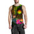 Marshall Islands Polynesian Personalised Men's Tank Top - Hibiscus and Banana Leaves - Polynesian Pride