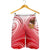 American Samoa Polynesian Men's Shorts - Bald Eagle (Red) - Polynesian Pride