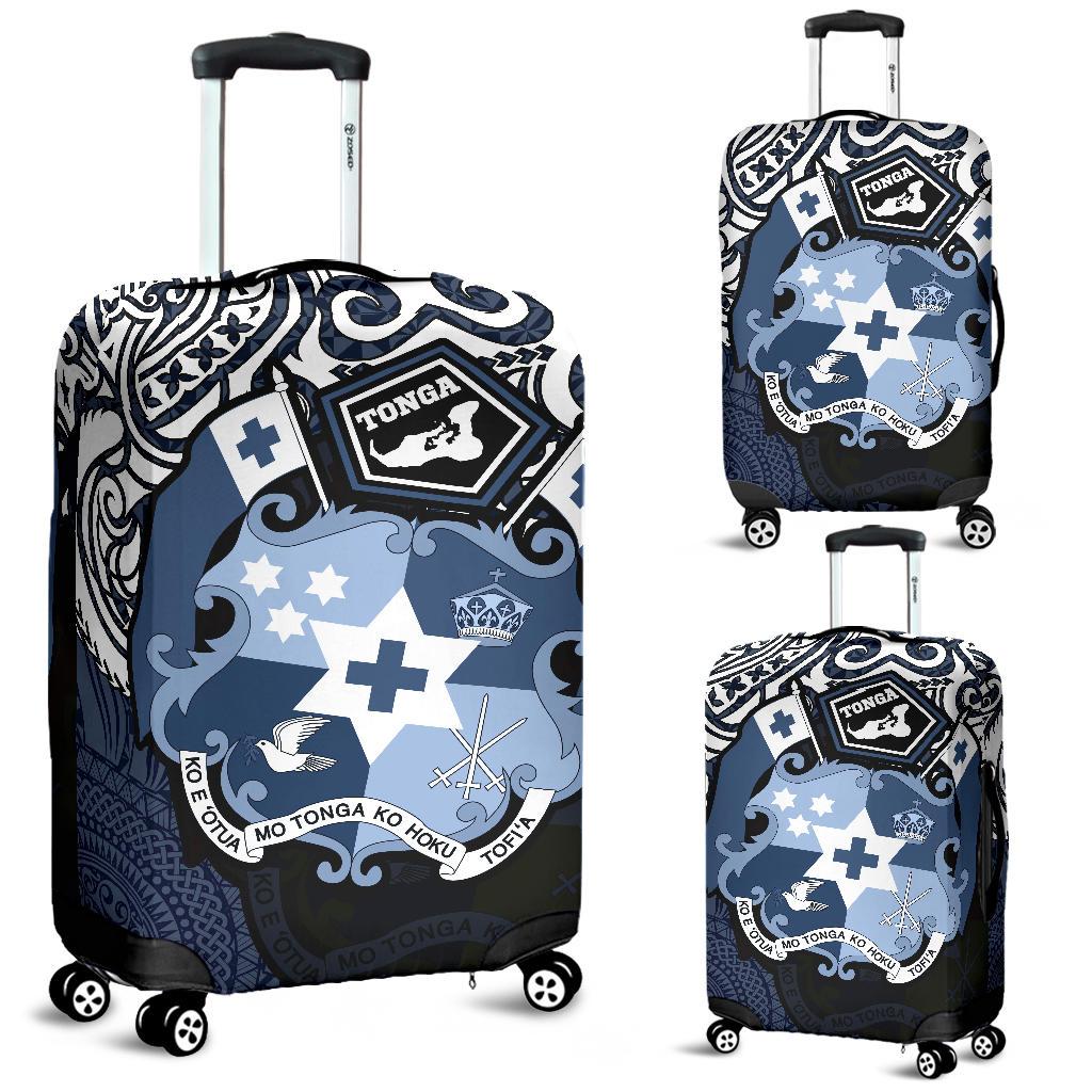 Tonga Polynesian Luggage Covers - Tongan Pride (Blue) - Polynesian Pride