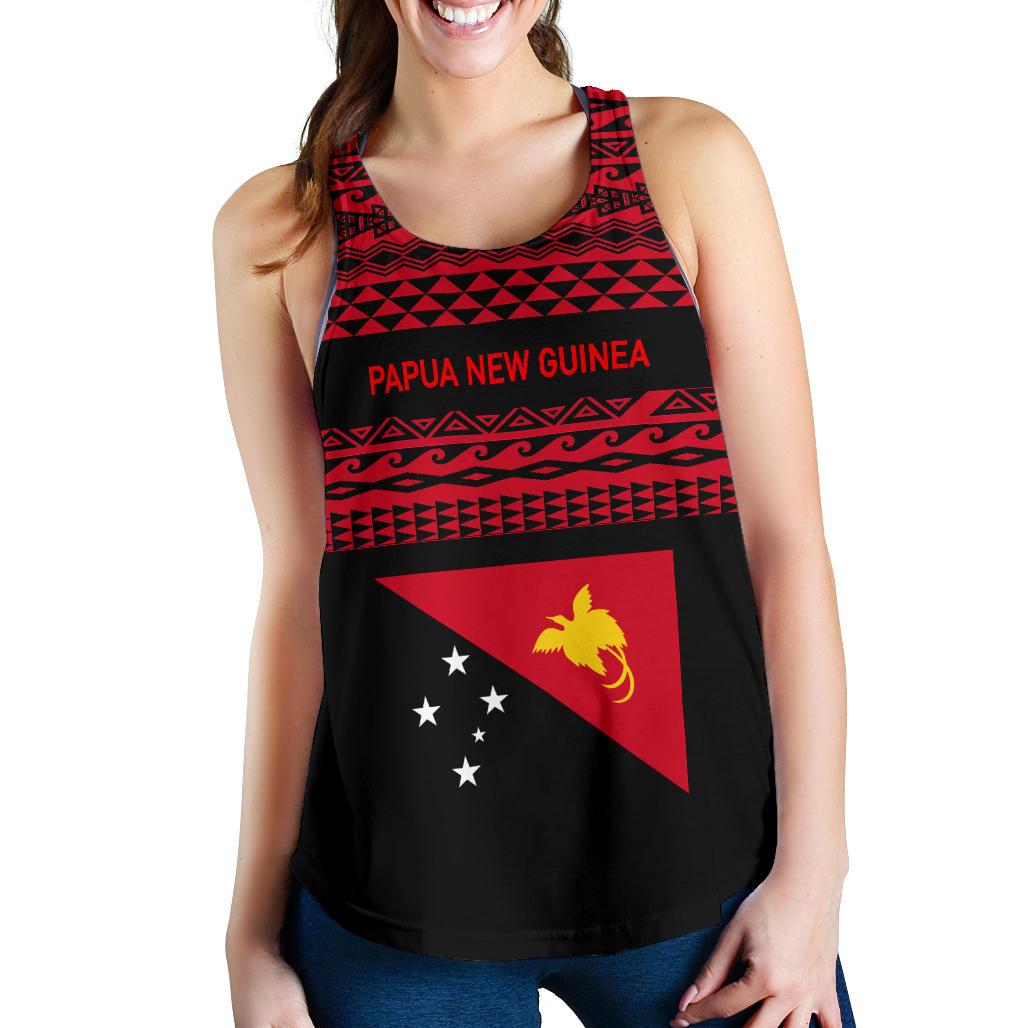 Papua New Guinea Women's Racerback Tank - Polynesian Style - Polynesian Pride