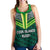 Cook Islands Rugby Women Racerback Tank Green - Polynesian Pride