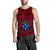 Samoa Men's Tank Top - Samoa Coat Of Arms, Polynesian Tattoo Red Art - Polynesian Pride