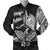 Guam Men's Bomber Jacket - Hafa Adai Polynesian Patterns Black - Polynesian Pride