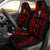 Fiji Car Seat Covers - Fiji Coat Of Arms Polynesian Tattoo Red Universal Fit Red - Polynesian Pride