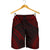 American Samoa Men's Shorts - Polynesian Chief Red Version - Polynesian Pride