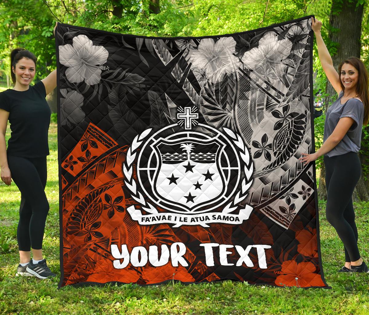 Samoa Polynesian Personalised Premium Quilt - Vinatge Polynesian Style - Polynesian Pride