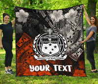Samoa Polynesian Personalised Premium Quilt - Vinatge Polynesian Style - Polynesian Pride