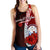 Marshall Islands Polynesian Women's Racerback Tank - Coat Of Arm With Hibiscus - Polynesian Pride