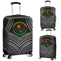 Chuuk Polynesian Luggage Covers - Chuuk Flag Reggae Color - Polynesian Pride