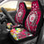 Hawaii Polynesian Car Seat Covers - Hawaii Seal With Turtle Plumeria (Pink) Universal Fit Pink - Polynesian Pride