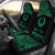 Pohnpei Polynesian Custom Personalised Car Seat Covers - Pride Green Version Universal Fit Green - Polynesian Pride