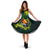 Polynesian Hawaii Midi Dress - Ti Leaf Lei Turtle - Polynesian Pride