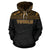 Tuvalu Polynesian Hoodie Horizontal Gold - Polynesian Pride