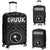 Chuuk Luggage Covers - Chuuk Seal With Polynesian Tattoo Style ( Black) - Polynesian Pride