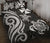 Wallis and Futuna Quilt Bed Set - White Tentacle Turtle White - Polynesian Pride