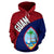 Guam Hoodie Guam Flag Polynesian Tattoo - Polynesian Pride