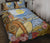 Hawaii The Girl Surfing Wave Quilt Bed Set - Polynesian Pride