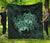 Hawaii Premium Quilt - Turtle Strong Pattern Hibiscus Plumeria Turquoise AH Turquoise - Polynesian Pride