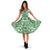 Polynesian Midi Dress - Polynesian Style 10 Women Green And White - Polynesian Pride