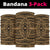 Polynesian Seamless Gold Bandana 3 - Pack - Polynesian Pride