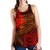 Polynesian Wallis and Futuna Women's Raccerback Tank - Red Shark Polynesian Tattoo - Polynesian Pride