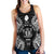 Niue Polynesian Women Tank Top Map Black Black - Polynesian Pride