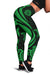 American Samoa Women's Legging - Green Tentacle Turtle - Polynesian Pride