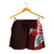 American Samoa Polynesian Custom Personalised Women's Shorts - Coat Of Arm With Hibiscus - Polynesian Pride