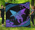 Hawaii Whale Polynesian Hibiscus Premium Quilt - Lae Style Black - Polynesian Pride