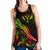 Kosrae Polynesian Women Tank Top - Turtle With Blooming Hibiscus Reggae - Polynesian Pride