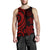 Tahiti Men's Tank Top - Red Tentacle Turtle - Polynesian Pride