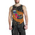 Samoa Men's Tank Top - Polynesian Hook And Hibiscus (Nude) - Polynesian Pride