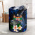 Fiji Polynesian Laundry Basket - Turtle With Plumeria Flowers One Style One Size Blue - Polynesian Pride