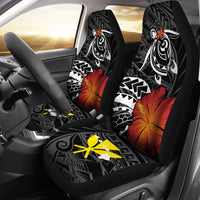 Hawaii Car Seat Covers - Hawaii Turtle Flowers - Polynesian Pride